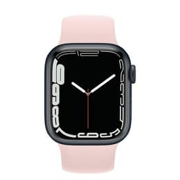 Apple Watch Series 7 (2021) GPS 45 mm - Aluminium Minuit - Bracelet sport Rose