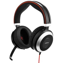 Casque réducteur de bruit filaire avec micro Jabra Evolve 80 MS Duo - Noir/Gris