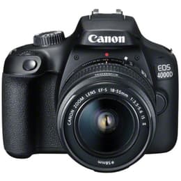 Reflex EOS 4000D - Noir + Canon Zoom Lens EF-S 18-55mm f/3.5-5.6 IS II f/3.5-5.6