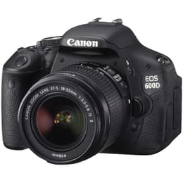 Reflex EOS 600D - Noir + Canon Canon EF-S 18-55mm f/3.5-5.6 II f/3.5-5.6