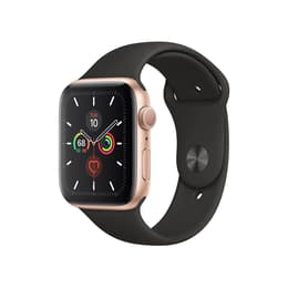 Apple Watch Series 9 (2023) GPS + Cellular 41 mm - Aluminium Rose - Bracelet sport Noir