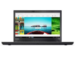 Lenovo ThinkPad T470 14" Core i5 2.5 GHz - SSD 256 Go + HDD 320 Go - 16 Go AZERTY - Français