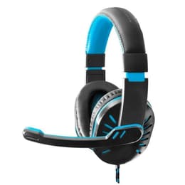 Casque réducteur de bruit gaming filaire avec micro Esperanza Elektroid - Bleu