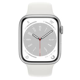 Apple Watch Series 9 (2023) GPS 41 mm - Aluminium Argent - Bracelet sport Blanc