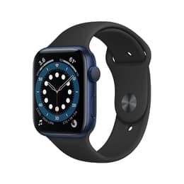 Apple Watch Series 6 (2020) GPS 40 mm - Aluminium Bleu - Bracelet sport Noir