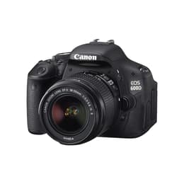 Reflex EOS 600D - Noir + Canon Canon Zoom Lens EF-S 18-55mm f/3.5-5.6 IS II f/3.5-5.6