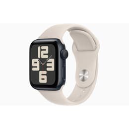 Apple Watch Series SE 1 (2020) GPS 40 mm - Aluminium Gris sidéral - Bracelet sport Lumière stellaire