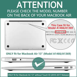Avizar Coque MacBook Air 13'' 2017 Rigide Ultra-Résistante Carte du Monde -  Beige - Sac, sacoche, housse - LDLC
