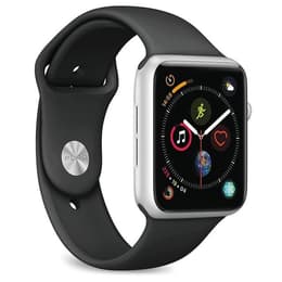 Apple Watch Series 6 (2020) GPS 44 mm - Aluminium Argent - Bracelet sport Noir