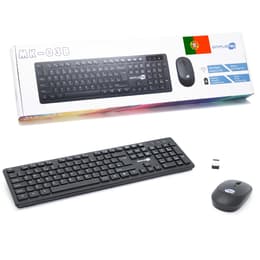 Clavier Simpletek QWERTY Portugais Sans-fil M&K PORTOGALLO Kit Mouse and Keyboard