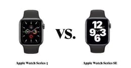 apple watch 5 vs SE