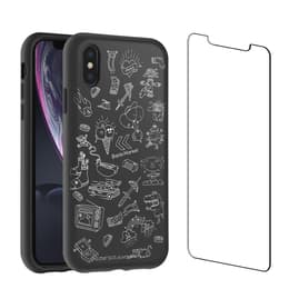 Coque Back Market iPhone X XS et cran de protection Plastique